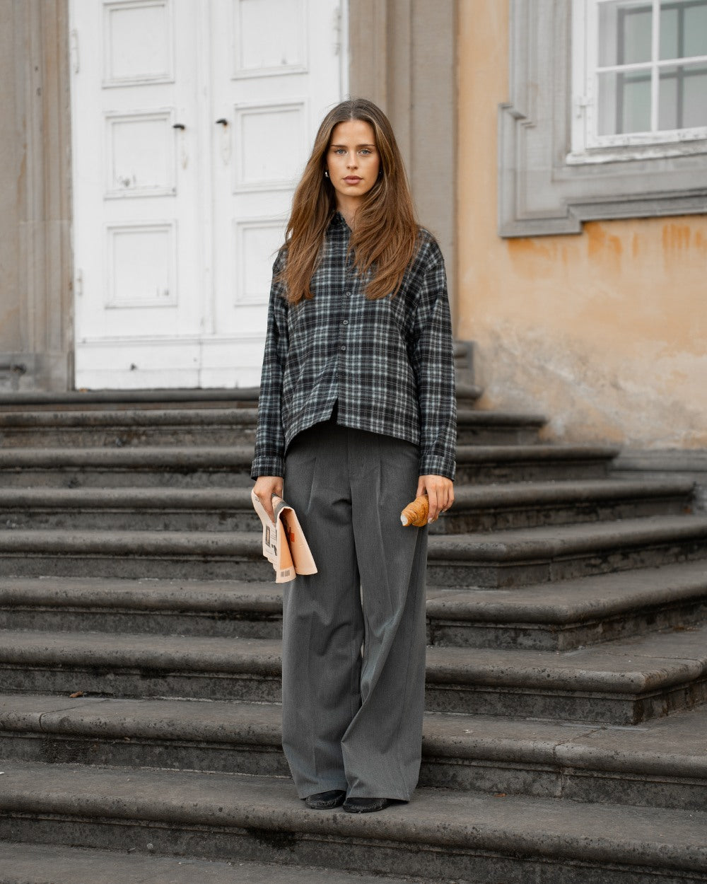 Baggy Suitpants Gray